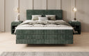 Boxspringbett Elara mit Schwebeoptik in Cord