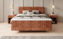 Boxspringbett Elara mit Schwebeoptik in Cord