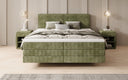 Boxspringbett Elara mit Schwebeoptik in Cord