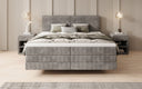 Boxspringbett Elara mit Schwebeoptik in Cord