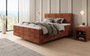 Boxspringbett Elara mit Schwebeoptik in Cord