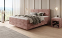 Boxspringbett Elara mit Schwebeoptik in Cord