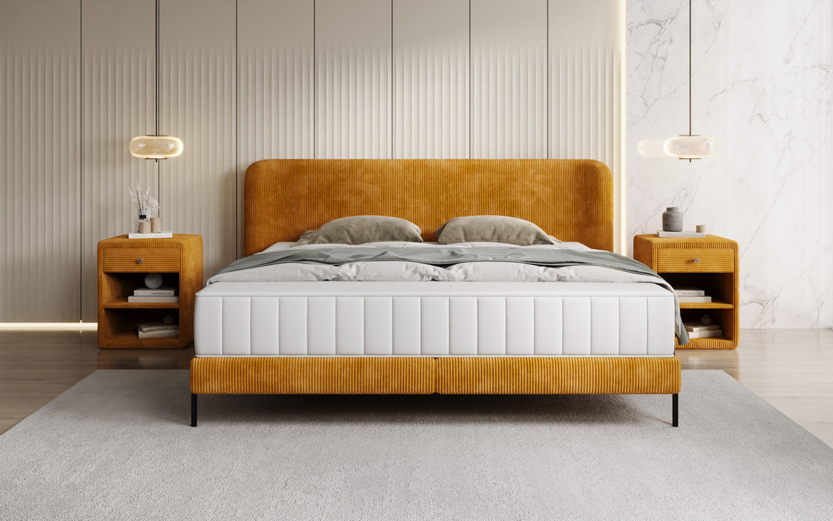 Designer Polsterbett Enna in Cord