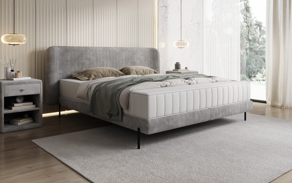 Designer Polsterbett Enna in Cord