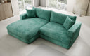 Designer Ecksofa Lima in Cord