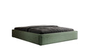Designer Polsterbett Base mit Stauraum ohne Headboard in Strukturstoff