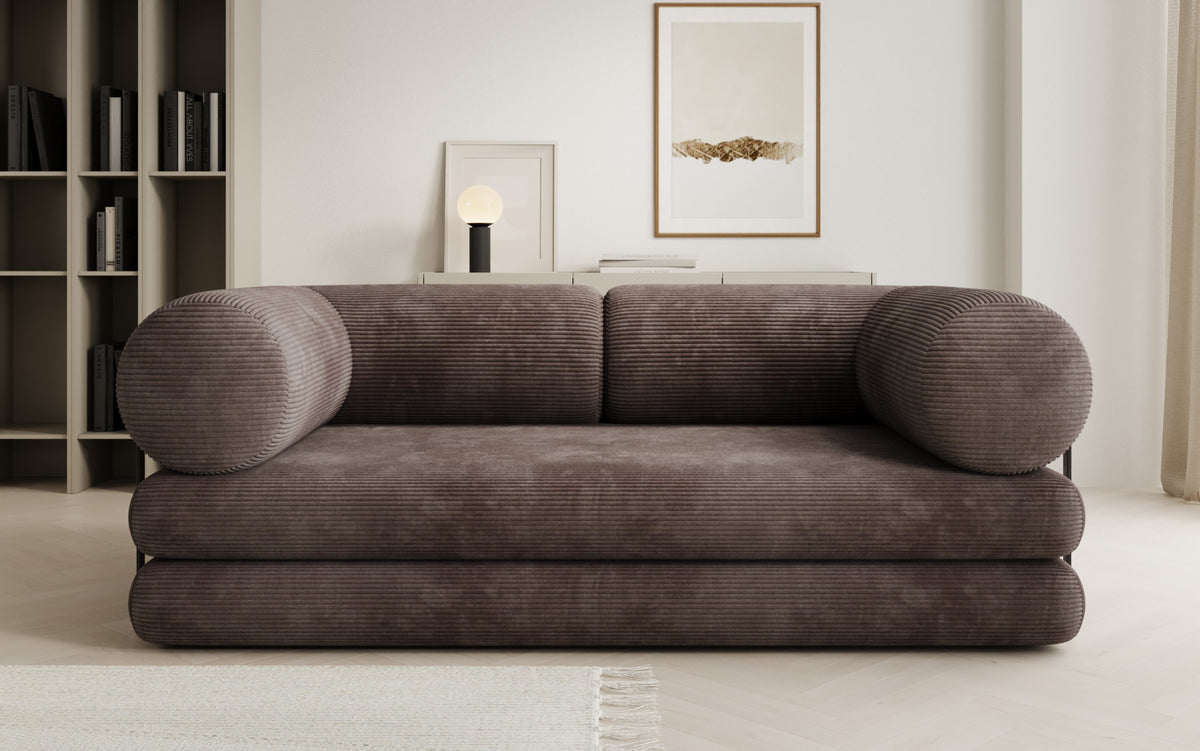 Designer Sofa Lazy Tube 3 Sitzer in Cord