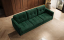 Designer 3 Sitzer Sofa Harvey mit Schlaf- und Klappfunktion in Cord