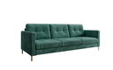 Designer 3 Sitzer Sofa Harvey mit Schlaf- und Klappfunktion in Cord
