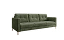 Designer 3 Sitzer Sofa Harvey mit Schlaf- und Klappfunktion in Cord
