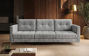 Designer 3 Sitzer Sofa Harvey mit Schlaf- und Klappfunktion in Cord