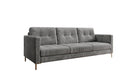 Designer 3 Sitzer Sofa Harvey mit Schlaf- und Klappfunktion in Cord