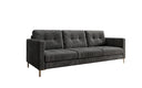 Designer 3 Sitzer Sofa Harvey mit Schlaf- und Klappfunktion in Cord
