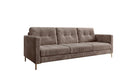 Designer 3 Sitzer Sofa Harvey mit Schlaf- und Klappfunktion in Cord