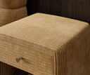 Designer Nachttisch Amy in Cord