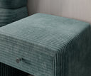 Designer Nachttisch Amy in Cord