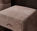 Designer Nachttisch Amy in Cord