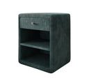 Designer Nachttisch Amy in Cord
