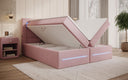 Boxspringbett Minera mit LED, USB und Stauraum