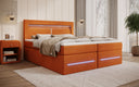 Boxspringbett Minera mit LED, USB und Stauraum