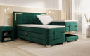 Boxspringbett Noctis Samt elektrisch verstellbar mit LED