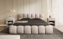 Designer Polsterbett Boston Cord mit Stauraum