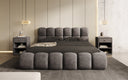 Designer Polsterbett Boston Cord mit Stauraum