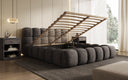 Designer Polsterbett Boston Cord mit Stauraum