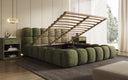 Designer Polsterbett Boston Cord mit Stauraum