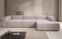 Designer Ecksofa Lesley in Strukturstoff