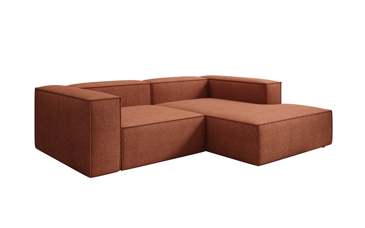 Designer Ecksofa Lesley Mini in Strukturstoff