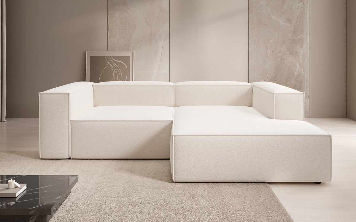 Designer Sofa Lesley L Mini in Strukturstoff