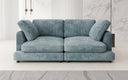 Designer 2 Sitzer Sofa Thalessa in Cord