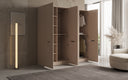 Moduro Elen – Zweimoduliger Kleiderschrank mit strukturierter Front