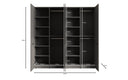 Moduro Elen – Zweimoduliger Kleiderschrank mit strukturierter Front