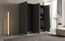 Moduro Elen – Zweimoduliger Kleiderschrank mit strukturierter Front