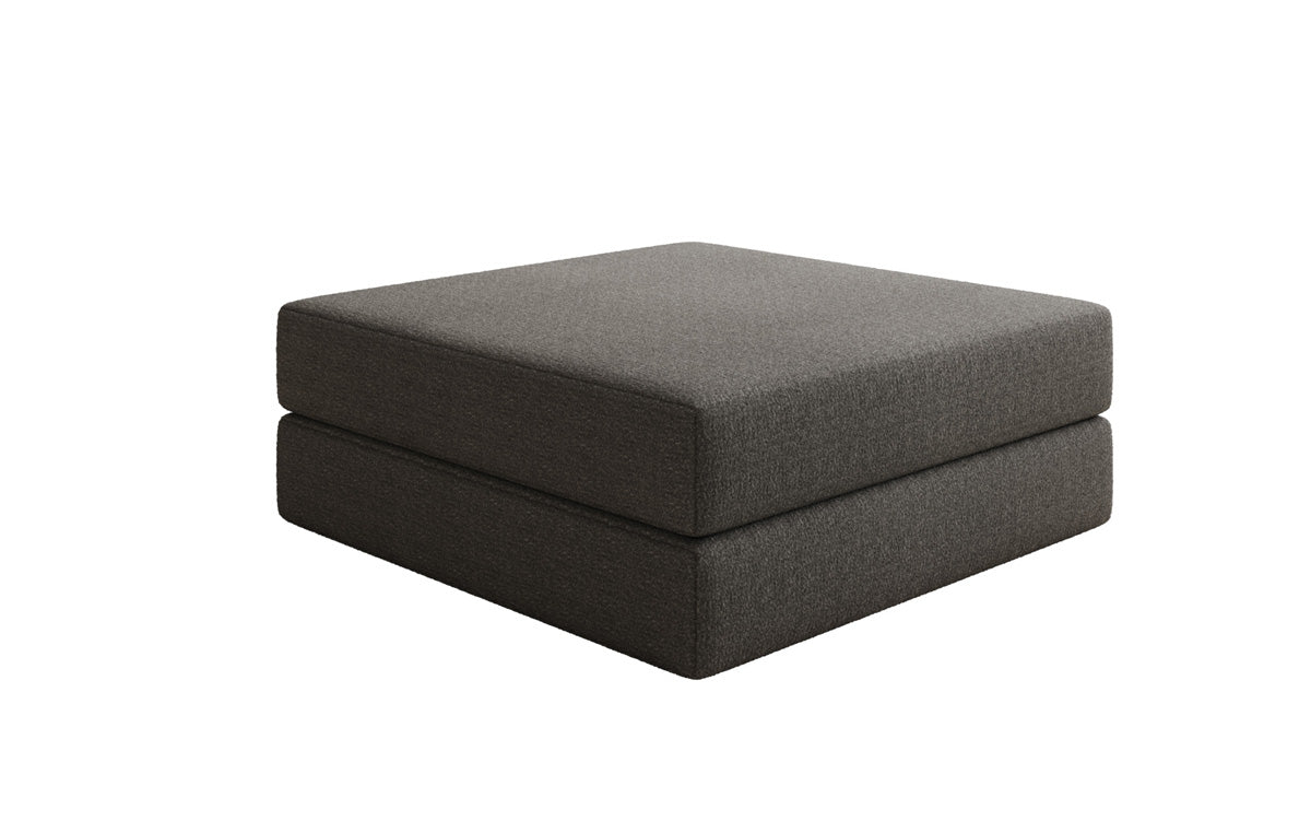 Beistellhocker Lazy in Bouclé