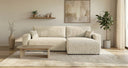 Designer Ecksofa Noma mit Schlaf- und Klappfunktion in Cord