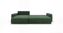 Designer Ecksofa Noma mit Schlaf- und Klappfunktion in Cord