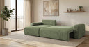Designer Ecksofa Noma mit Schlaf- und Klappfunktion in Cord