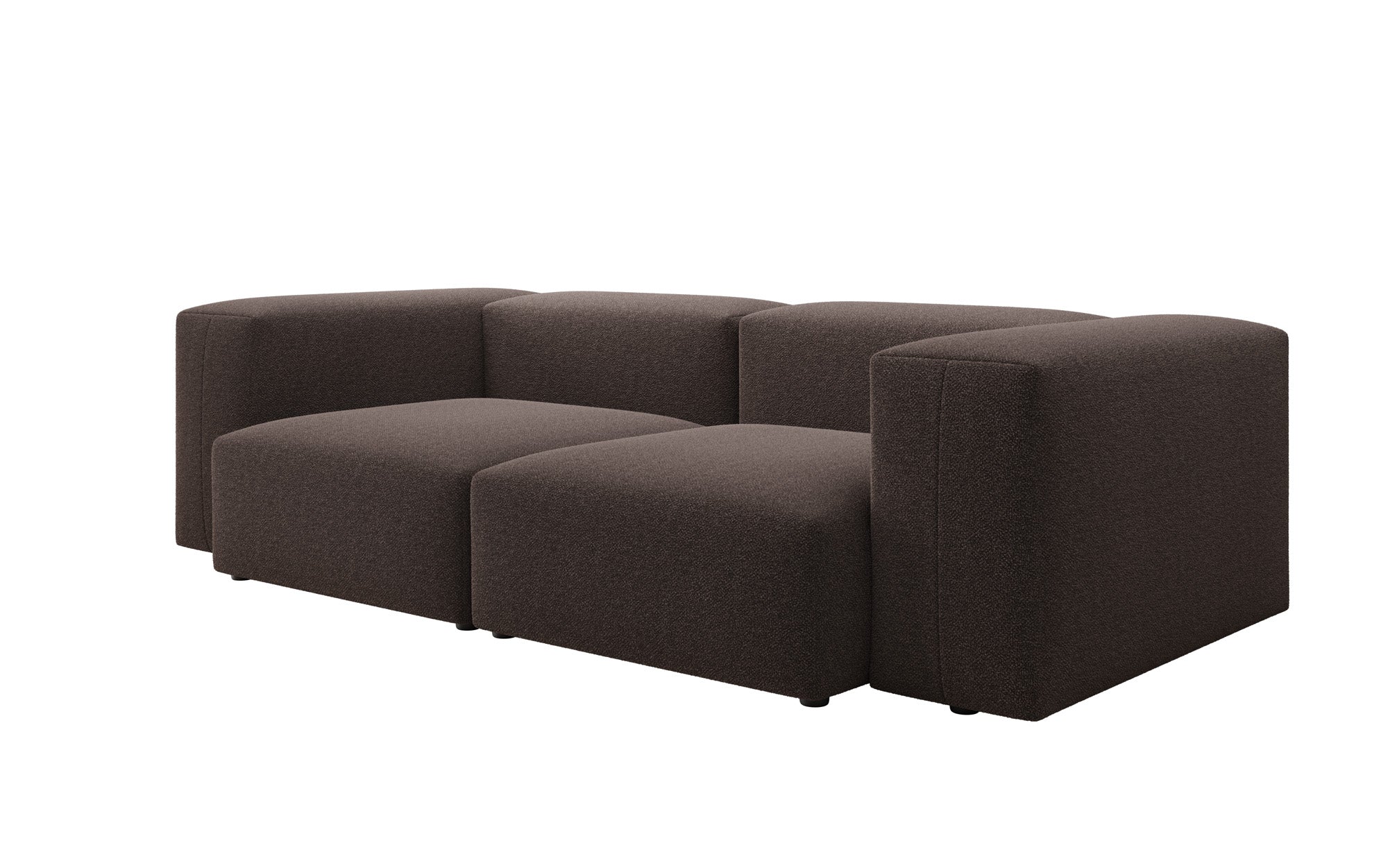 Designer 2 Sitzer Sofa Snug in Bouclé