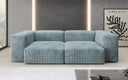 Designer 2 Sitzer Sofa Snug in Cord