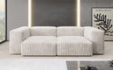 Designer 2 Sitzer Sofa Snug in Cord