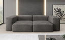 Designer 2 Sitzer Sofa Snug in Samt