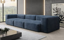 Designer 3 Sitzer Sofa Snug in Samt