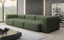 Designer 3 Sitzer Sofa Snug in Stoff
