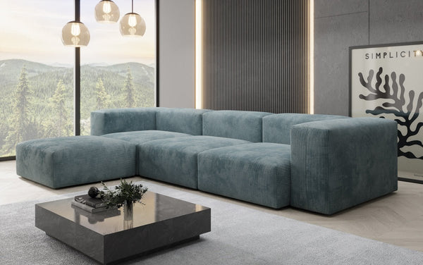 Designer Ecksofa Snug in Cord