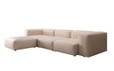 Designer Ecksofa Snug in Echtleder