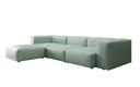 Designer Ecksofa Snug in Echtleder