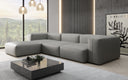 Designer Ecksofa Snug in Echtleder